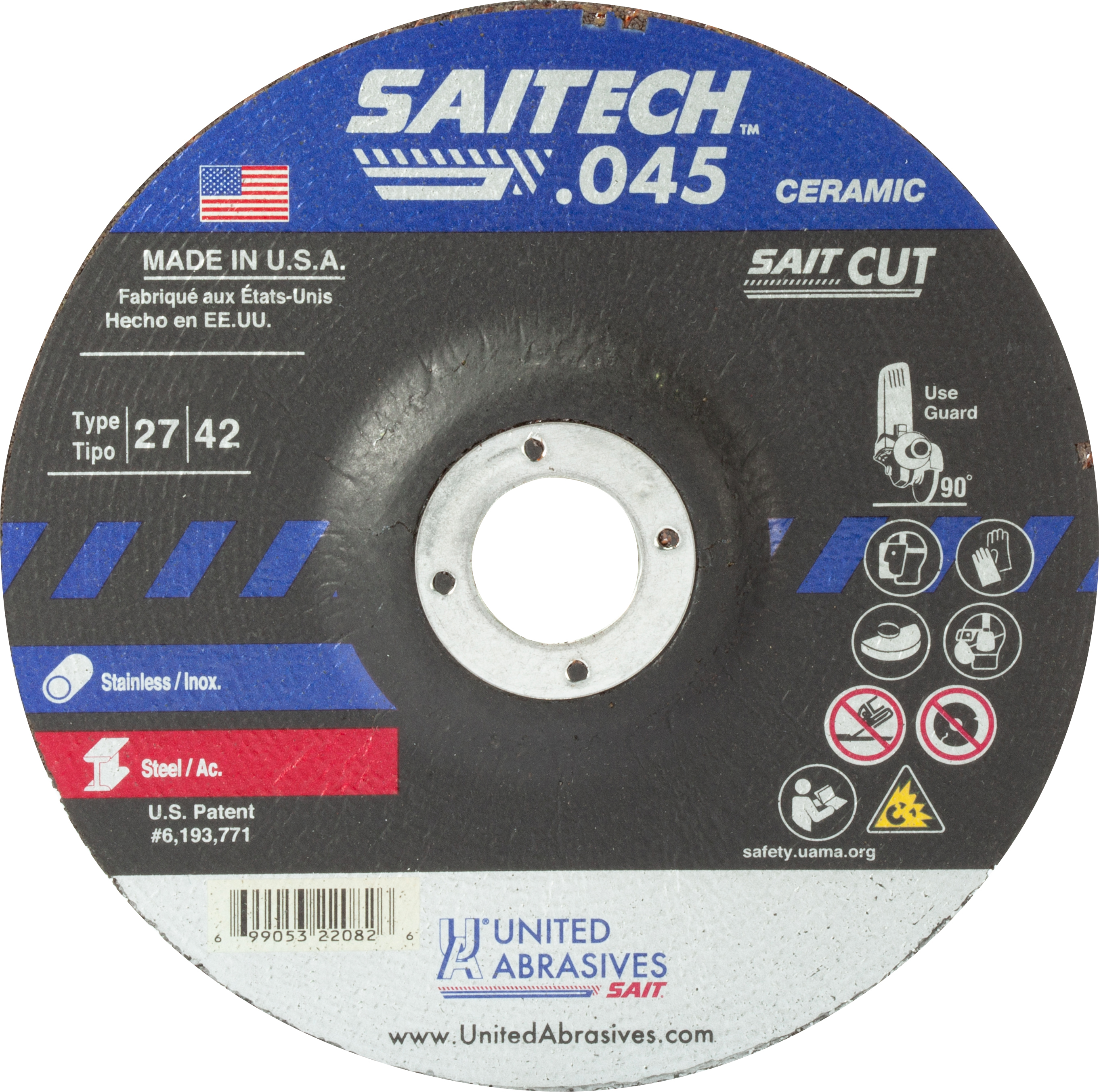 DT 4 X .045 X 5/8 SAITECH - Cutting Wheels